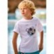 Camiseta m/c back print