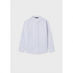 Camisa m/l cuello mao