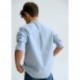 Camisa m/l cuello mao