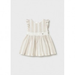 Vestido rayas fajin