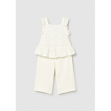 Conj. pantalon largo combinad