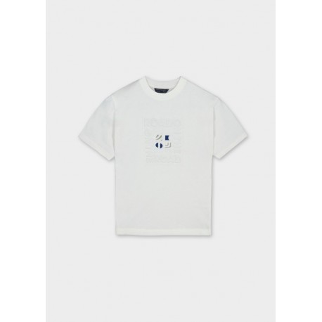 Camiseta m/c embossed formal