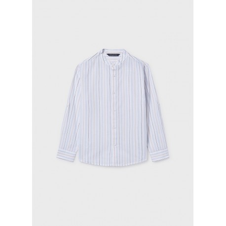 Camisa m/l cuello mao