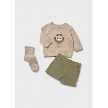 Conj. pantalon corto leotardo