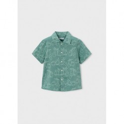 Camisa m/c estampada