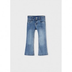 Pantalon denim flare low wais
