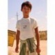 Camiseta m/c embossed formal