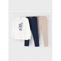 Conj. leggings 2 pantalones