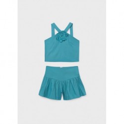 Conj. short flor