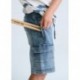 Bermuda denim cargo