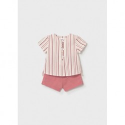 Conj. pantalon corto y camisa