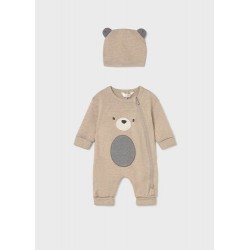 Pelele largo con gorro soft