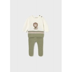 Conj. polaina tricot