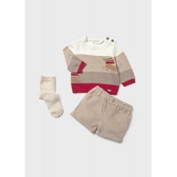 Conj. pantalon corto leotardo