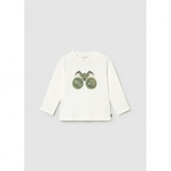 Camiseta m/l aplique