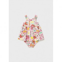 Vestido estampado con braguit